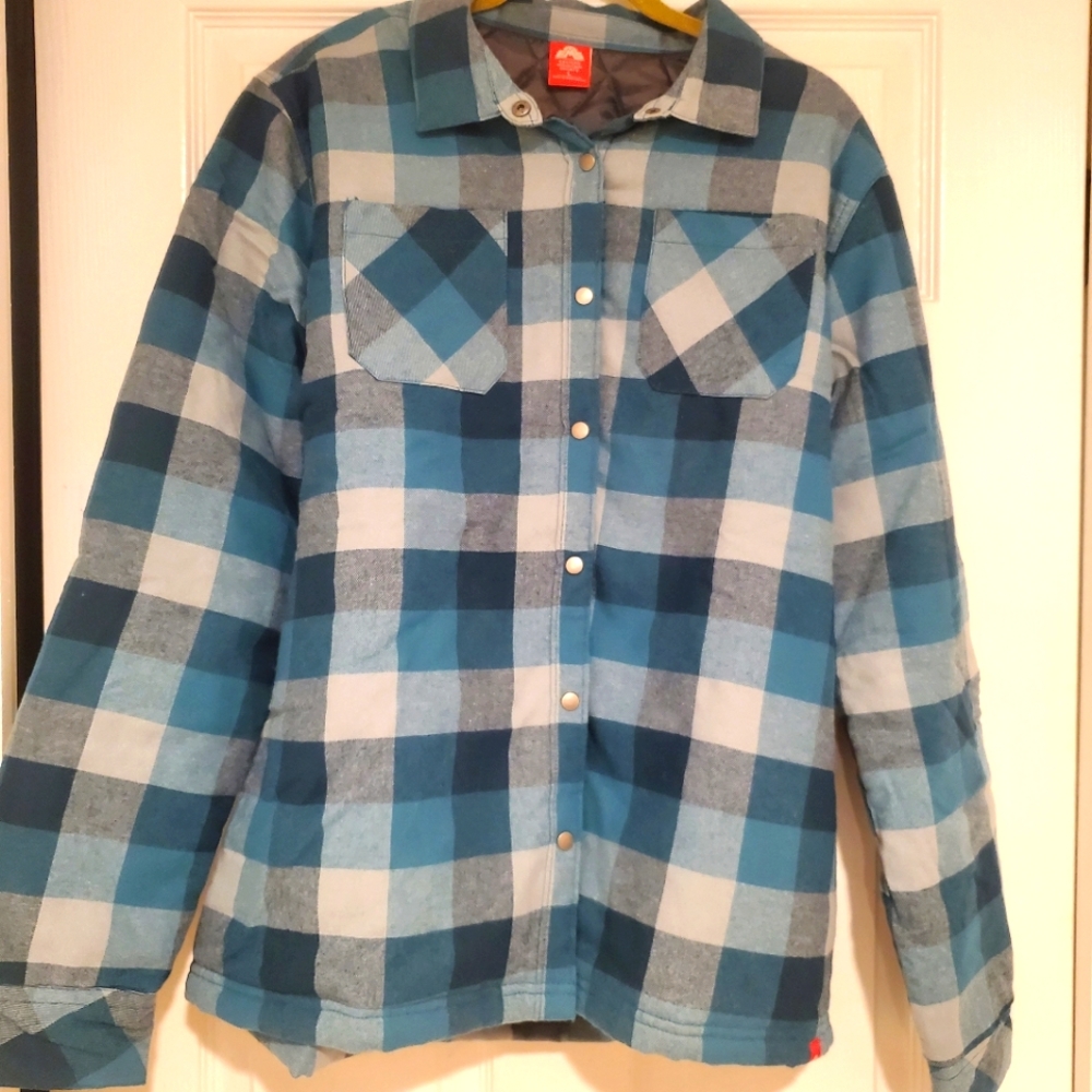 NWT women's quilted flannel shirt